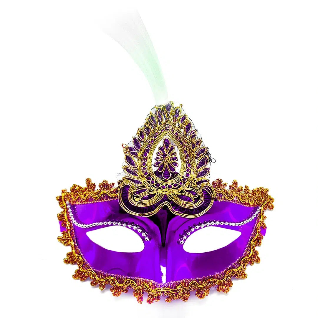 ANTIFAZ VENECIANO REAL LED MORADO
