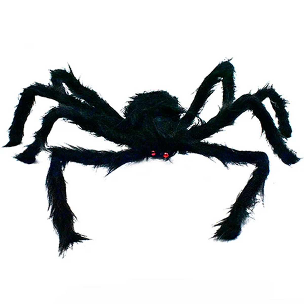 Araña Peluda Negra Halloween x 125 Cm