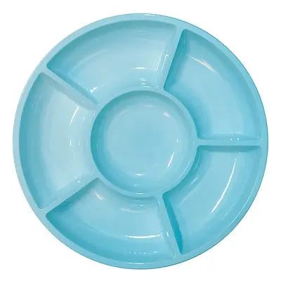 Bandeja Redonda Celeste x 3 Uni