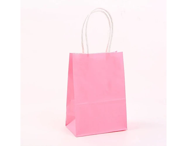 Bolsas de Papel Rosadas x 6 Uni.