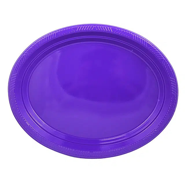 Bandeja ovalada morada