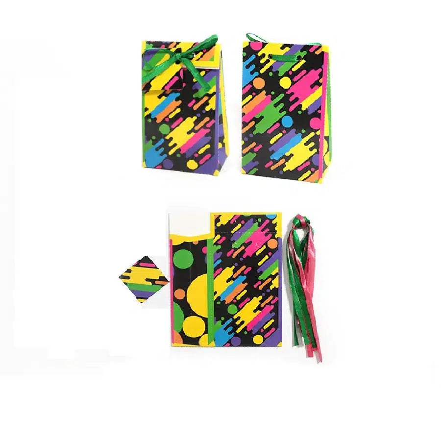 Bolsa Cartón Neón x 6 Uni