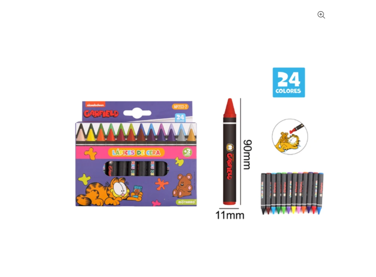 Lapices de Cera Gardfield X 12 Uni