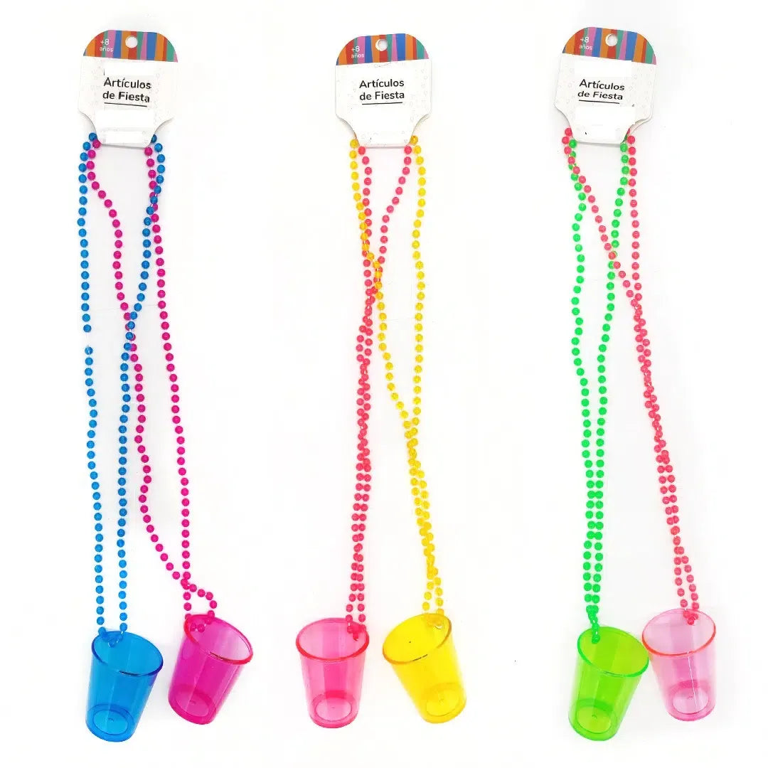 Collar Beads Shop Neón x 2 Uni