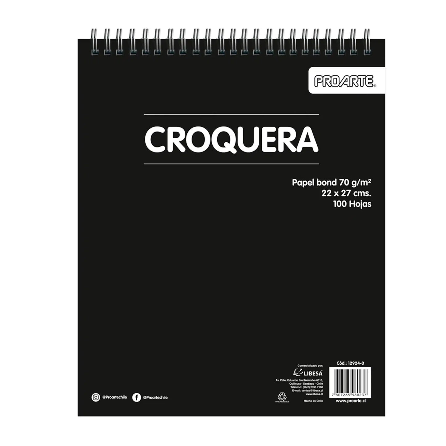 Croquera 22 x 27