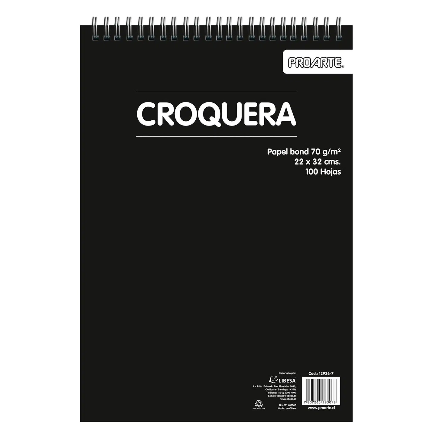 Croquera 22 x 32