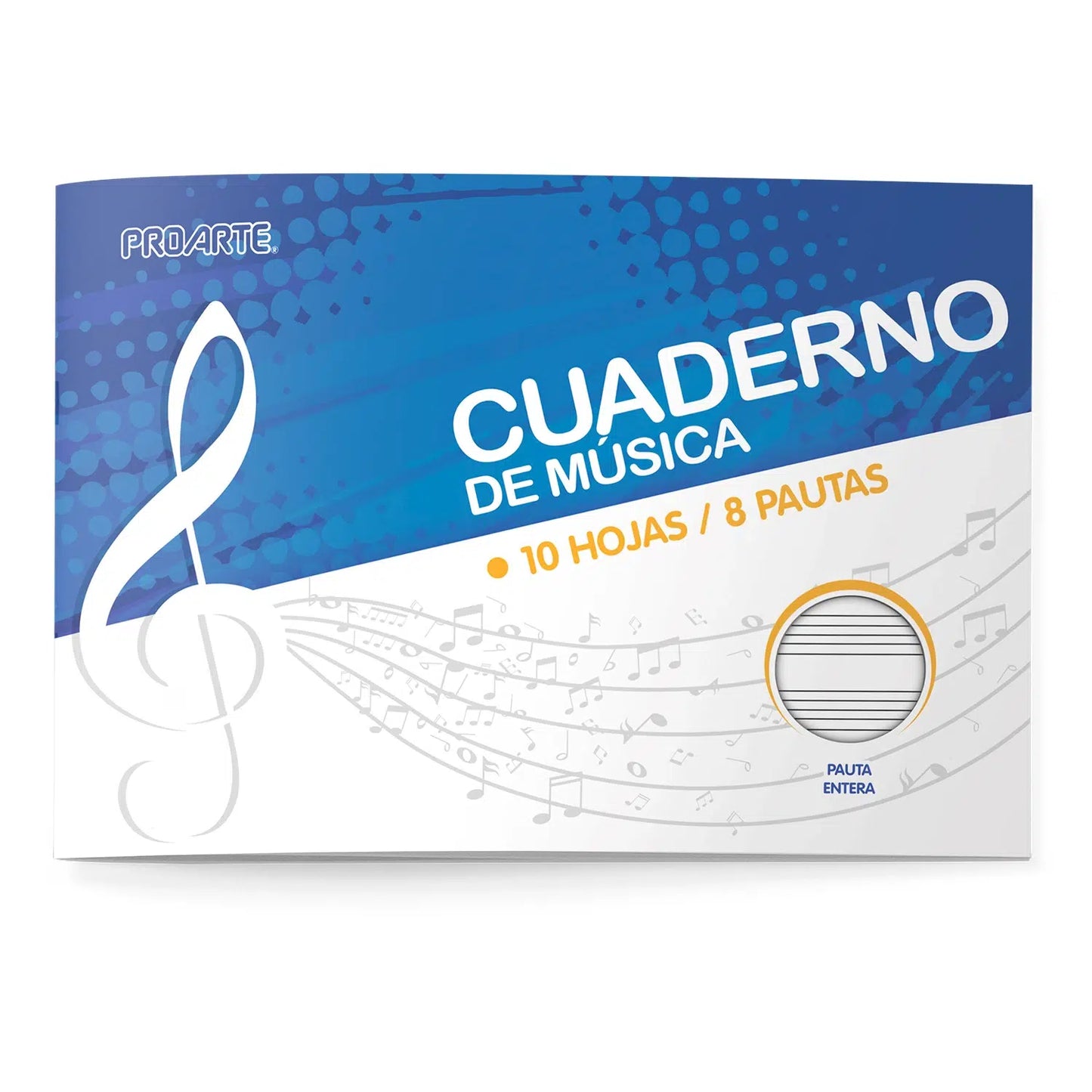 Cuaderno Musica Pauta Entera