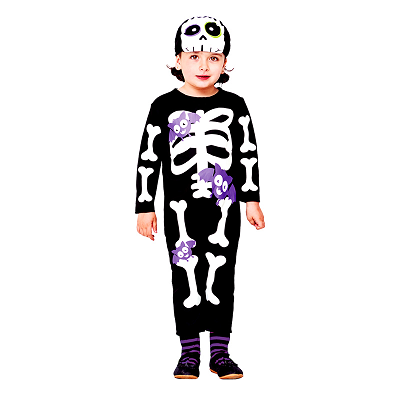 DISFRAZ ESQUELETO 6-12 MESES HALLOWEEN