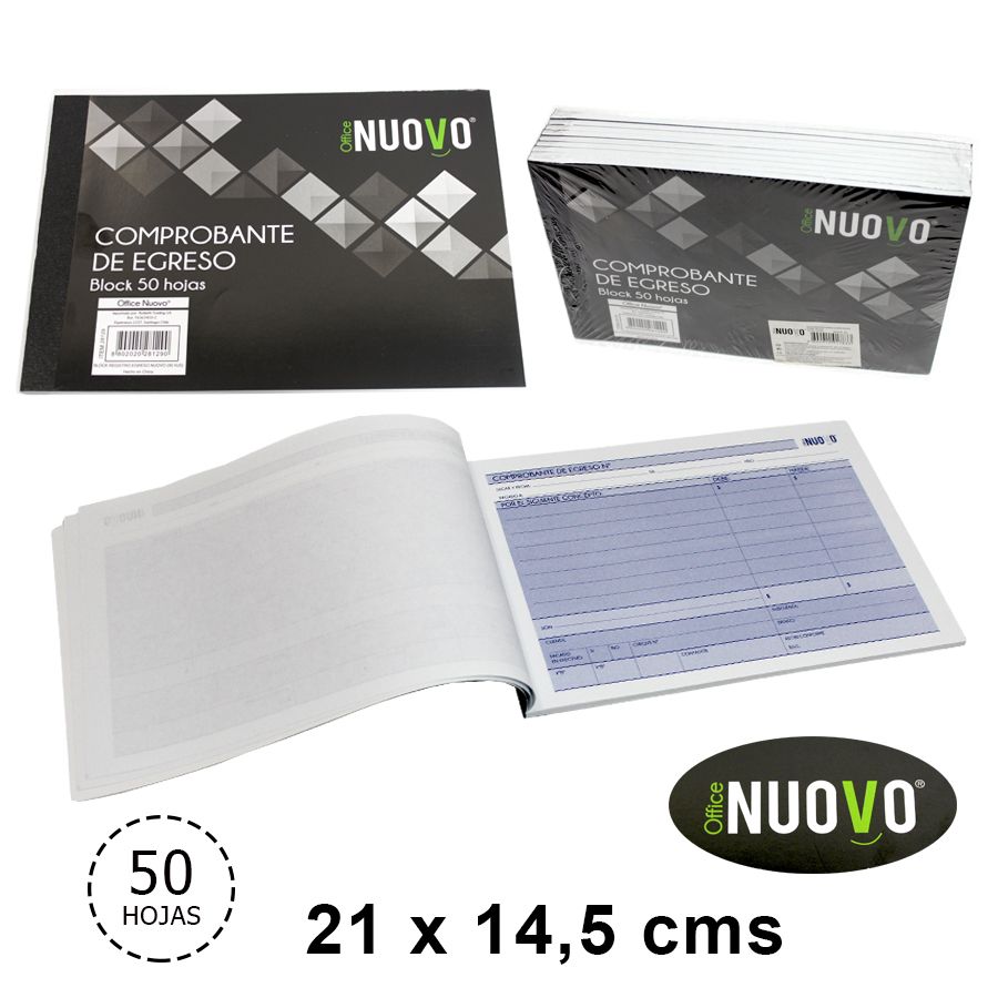 Comprobante De Egreso 50 Hjs