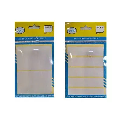 Etiquetas Autoadhesivas – Distintos tamaños – Hand