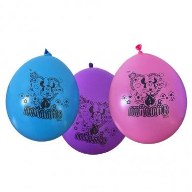 Globos Latex Minnie Mouse x 12 Uni