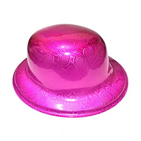 Gorro Chaplin Plástico Brillante Fucsia x 1 Uni .