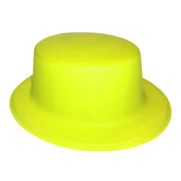 Gorro Chaplin Plástico Fluor Amarillo x 1 Unidad