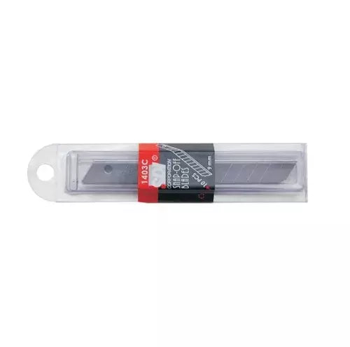 Hojas Repuesto Cuchillo Cartonero 9 MM 10 Unid