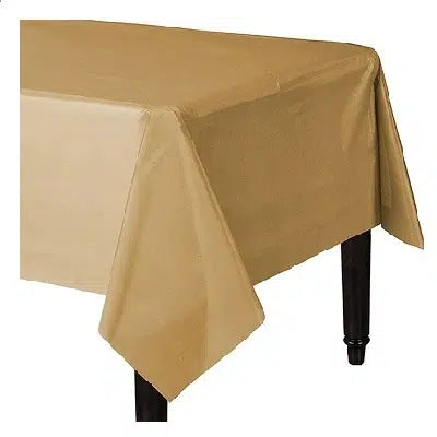 Mantel Plástico Dorado