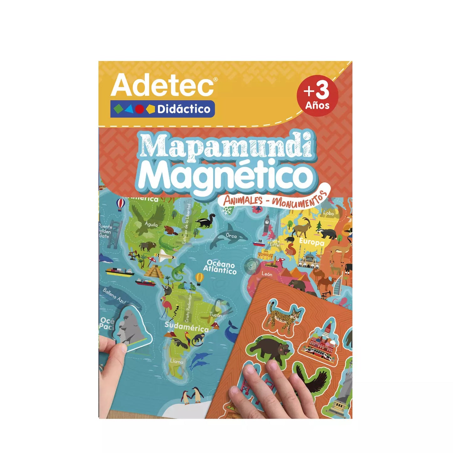 Mapamundi Magnético Adetec