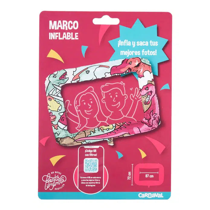 Marco inflable dinosaurio 2