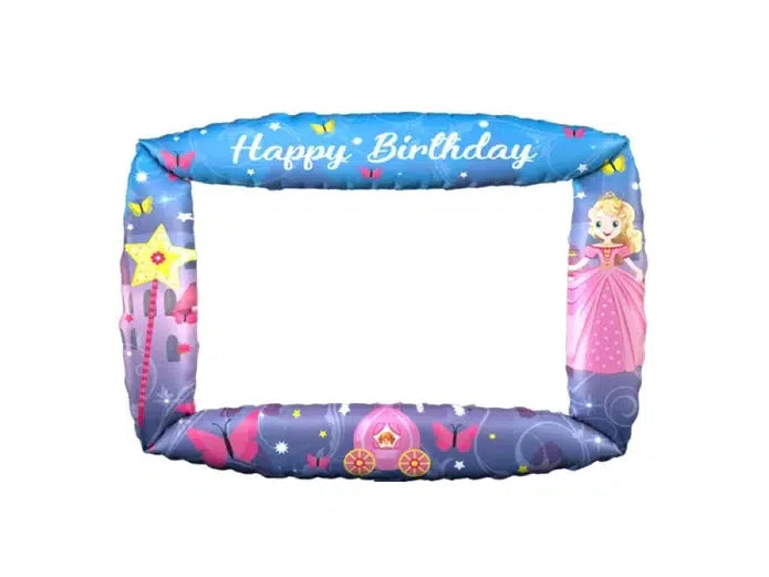 Marco selfie inflable princesa