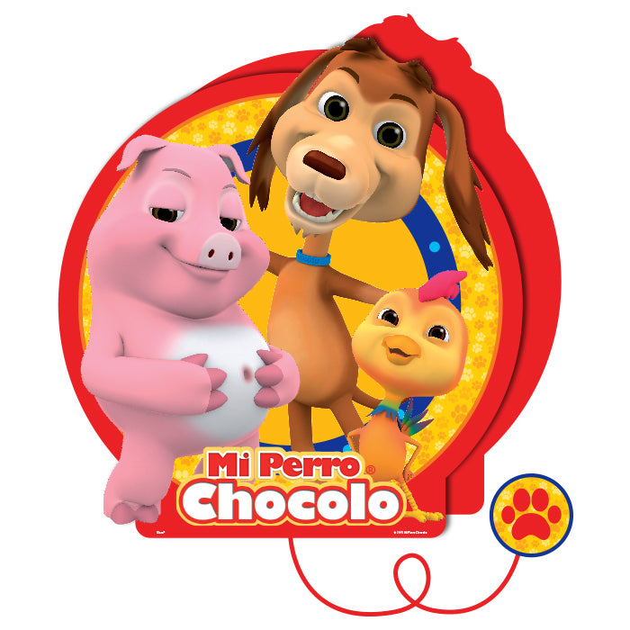 Piñata 3D Perro Chocolo
