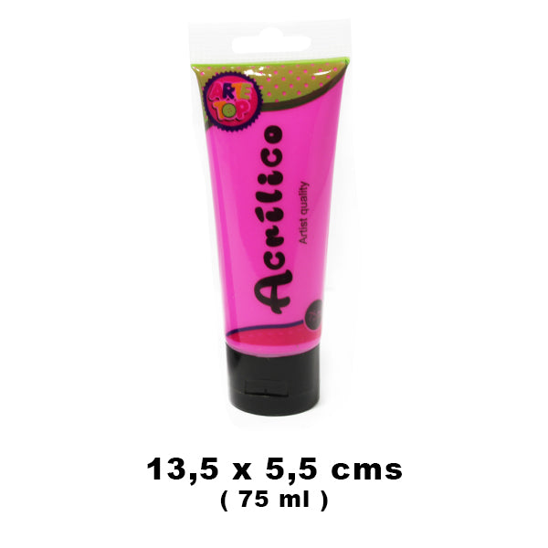 Pintura Acrilica Fucsia 75ML $1.990