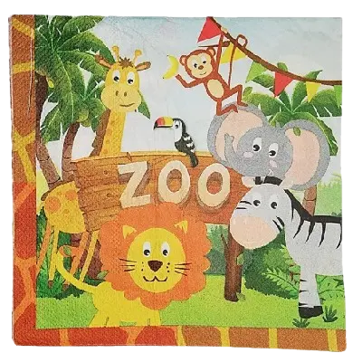 Servilletas Animalitos x 12 Uni