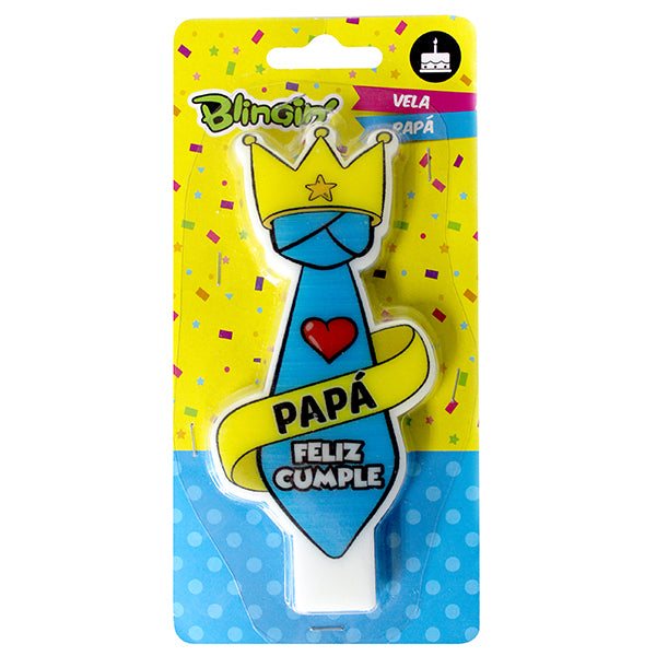 SKU 012654 Vela Feliz Cumpleaños Papá $1.790