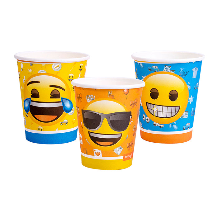 SKU 17658 Vasos Emoji x 6 u. $1.590