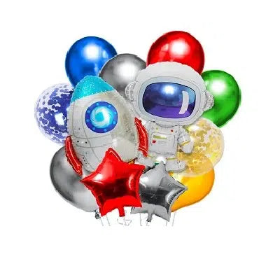 Set Globos Foil Space Astronauta