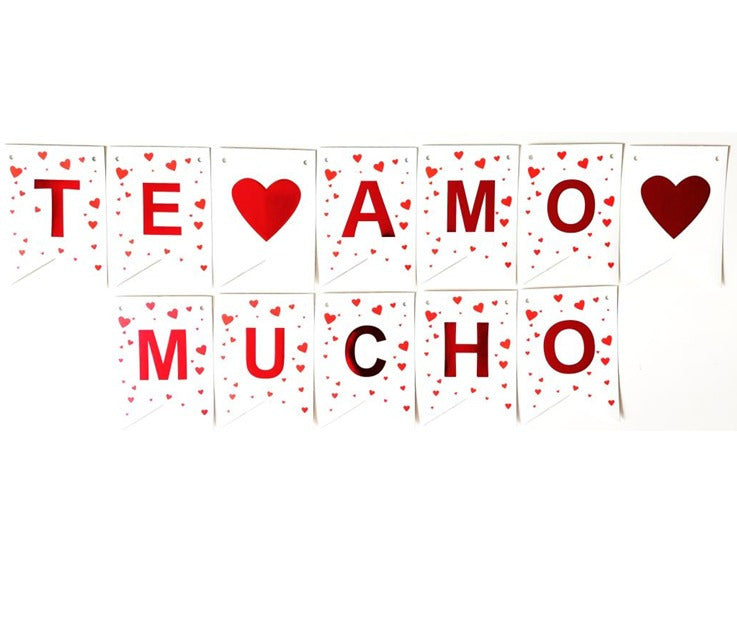 Guirnalda Te Amo Mucho x 1 Uni