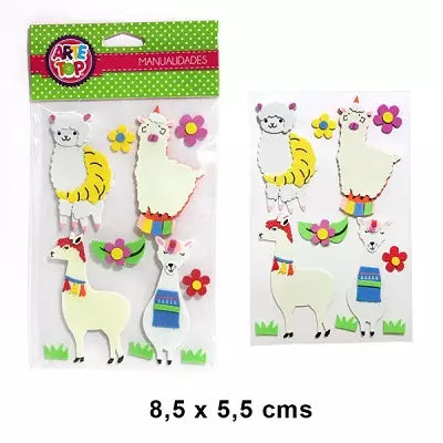 Sticker Eva Llama Arte Top