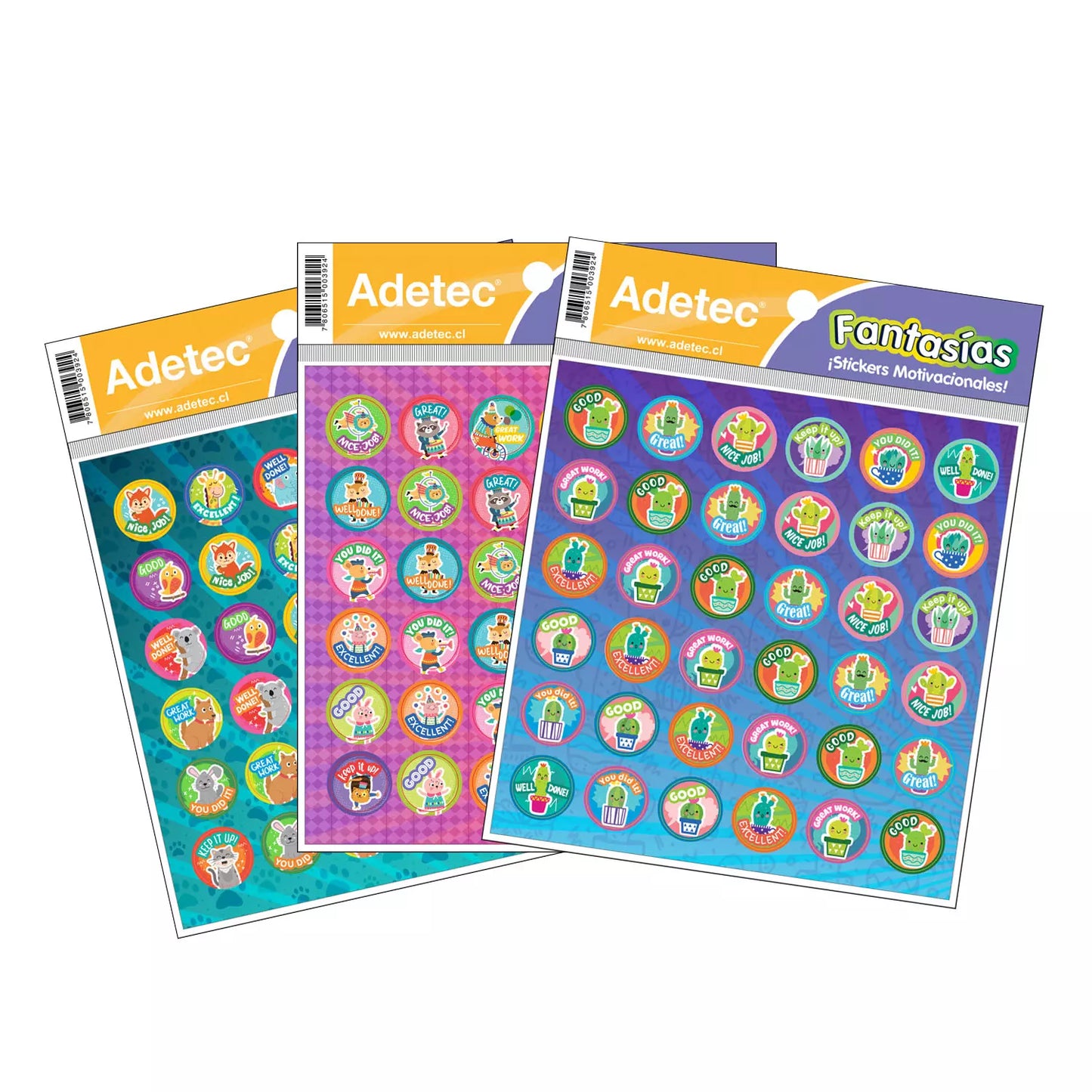 Stickers de Incentivo en Inglés – Adetec