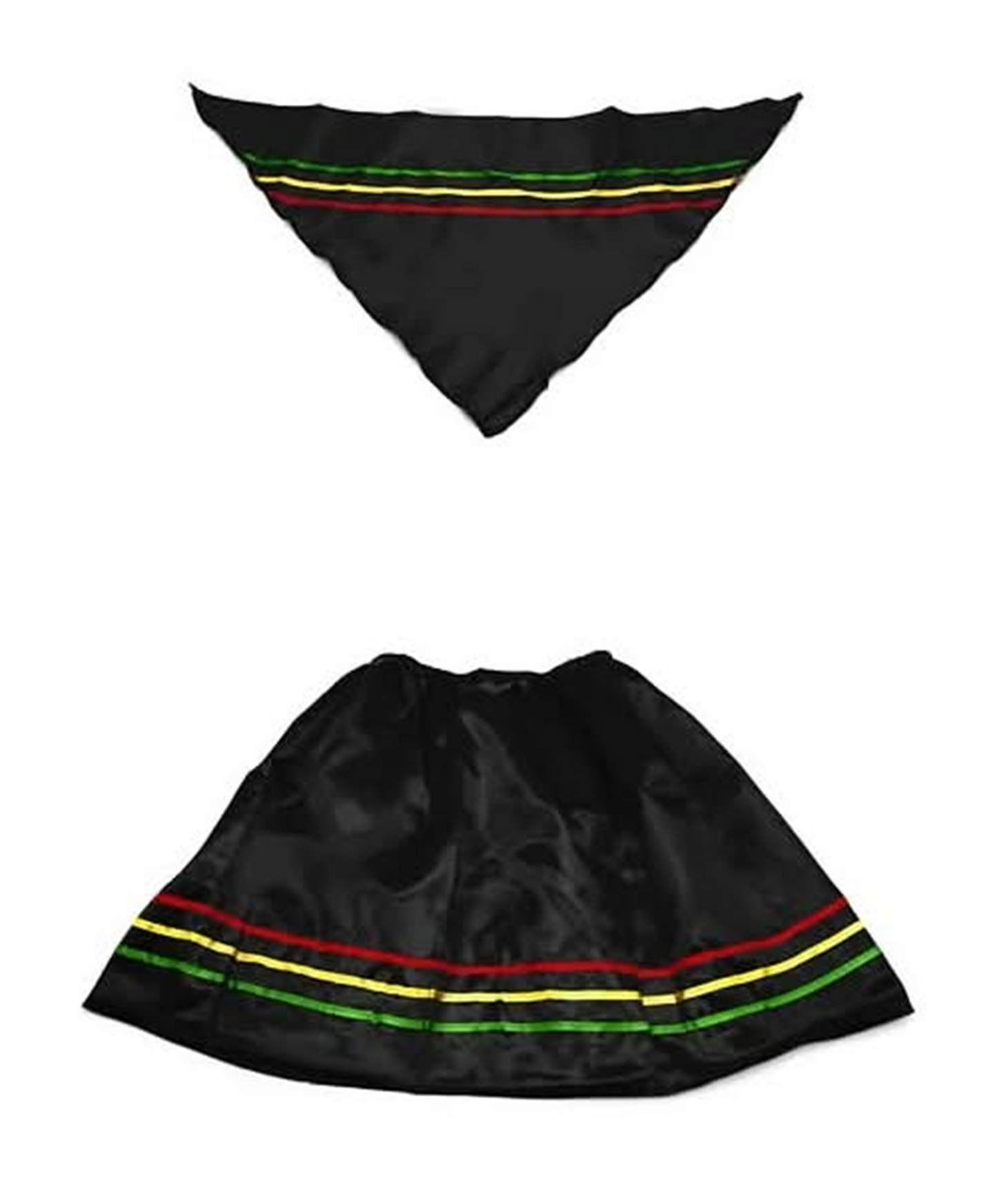 Traje Nortino Niña Negro Talla 5-6 Años