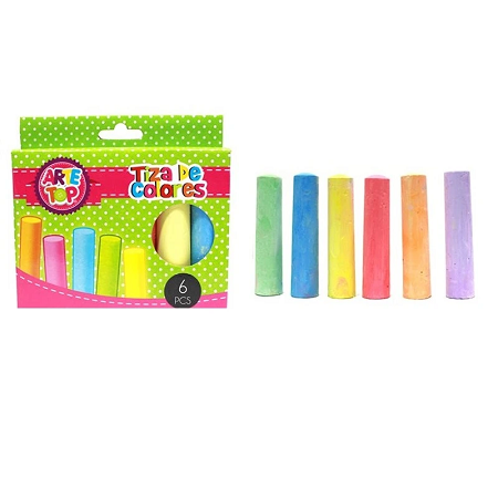 Tiza Redonda Jumbo Colores x 12 Uni