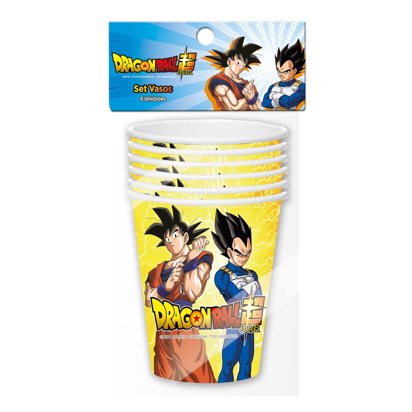 Vasos Dragon Ball x 6 Uni