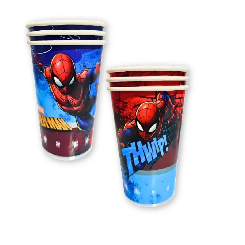 Vasos Polipapel Spiderman x 6 Uni