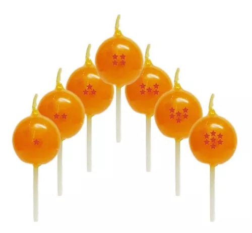 Set 7 Velas Esferas Dragon Ball