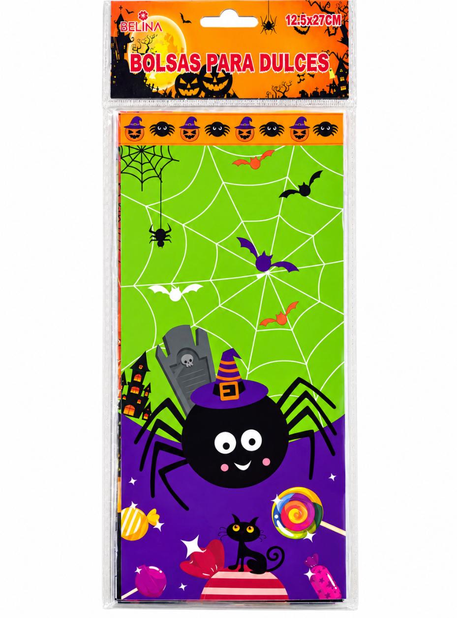 Bolsas Para Dulces Halloween X 12 U