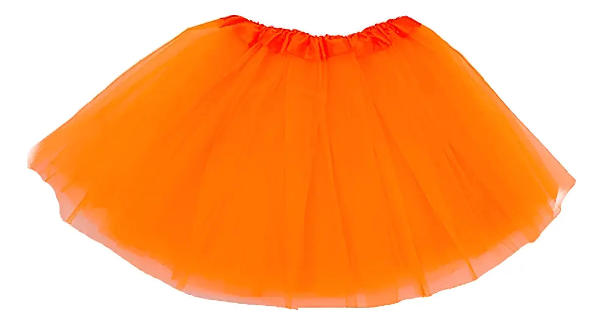 Falda Tutú Naranja X 1 Uni