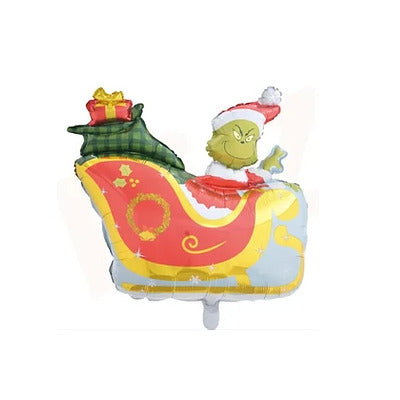 Globo Metálico Grinch 64 x 77 cm 1 Uni