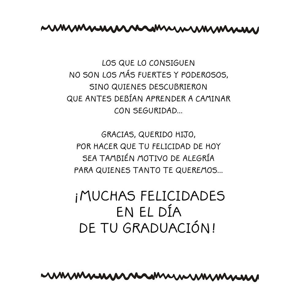 Tarjeta Graduación Hijo
