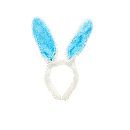 Cintillo Orejas Conejo Celeste X 1 Uni