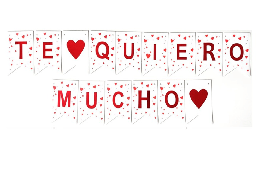 Guirnalda Te Quiero Mucho x 1 Uni