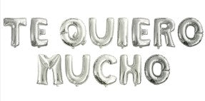 Globo Letras Te Quiero Mucho