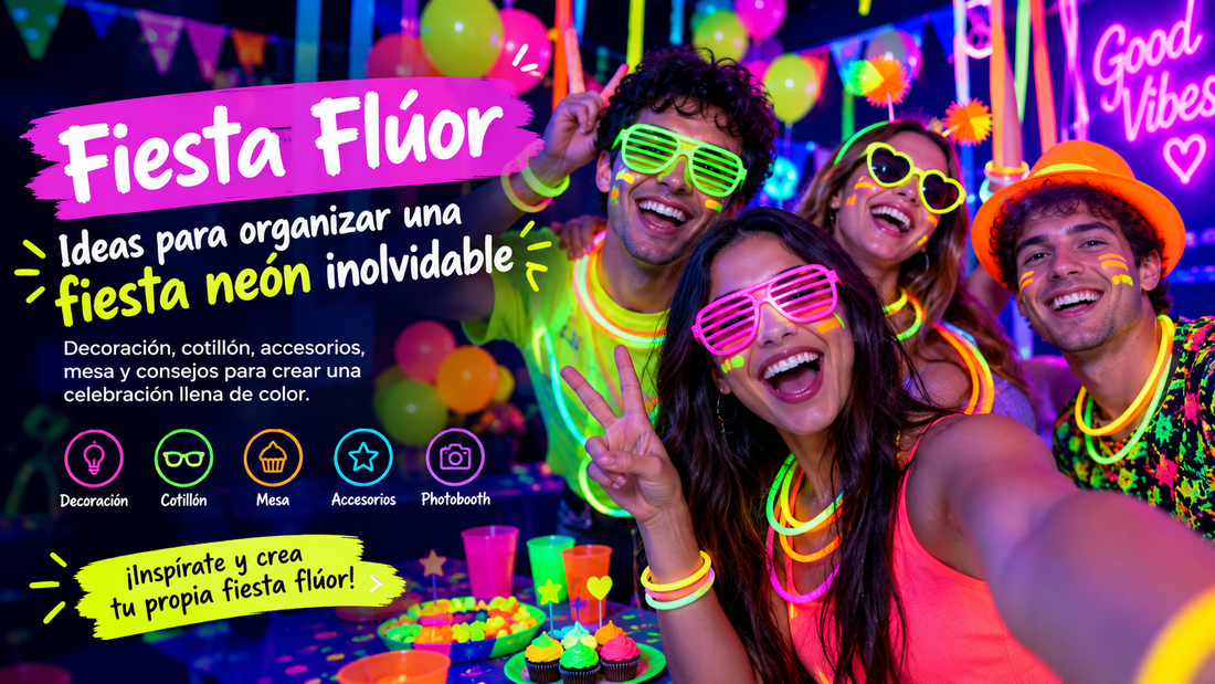 Ideas para una Fiesta Neón Inolvidable | Fiestoka