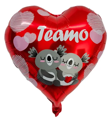 Globo Metálico Te Amo Koalas X 1 Uni