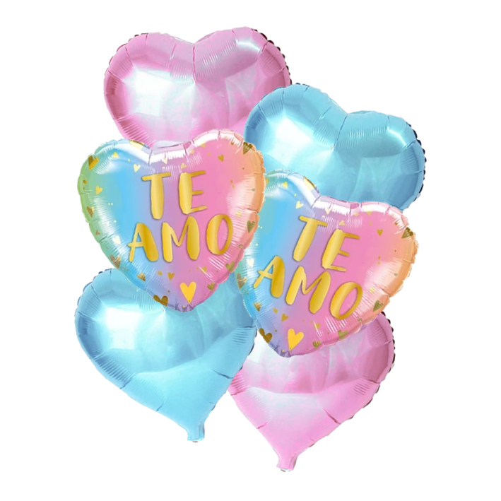 Set Globos Te Amo X 6 Uni