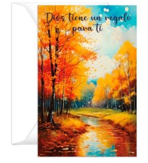 Tarjeta Cumpleaños "Dios Tiene Un Regalo Para Ti"