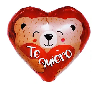 Globo Metálico Te Quiero X 1 Uni