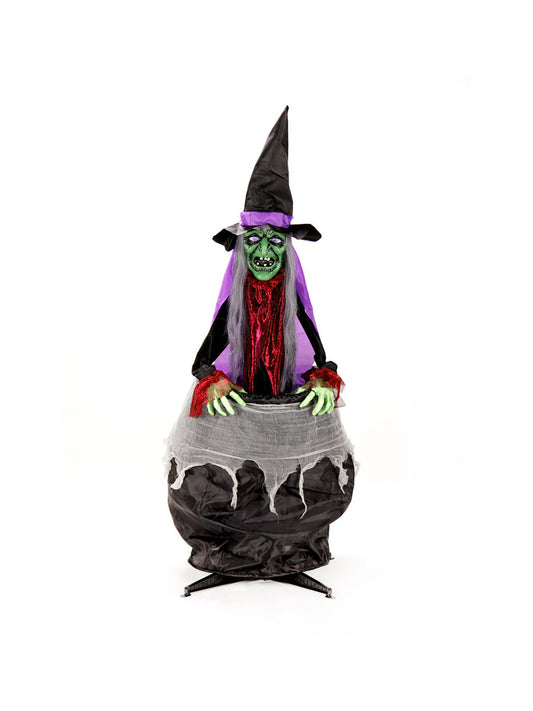 Brujita Con Caldera Animatronic 150cm