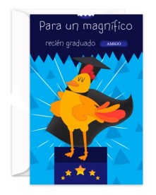 Tarjeta Magnífico Graduado